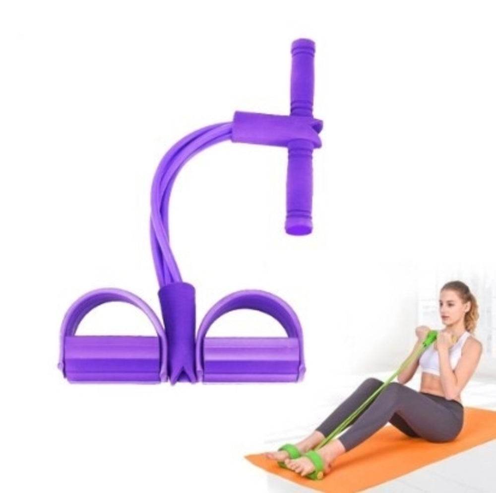 Portable Fitness Resistance Band with Pedal - Big J's Showstoppin' Store