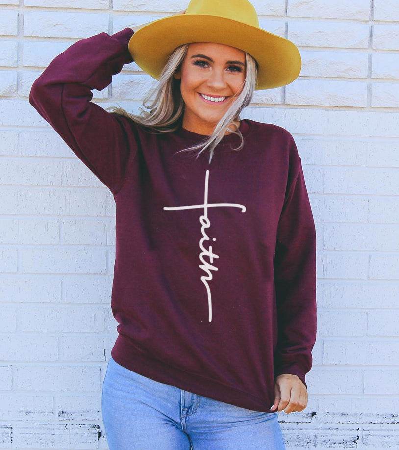 Faith Sweatshirt - Big J's Showstoppin' Store