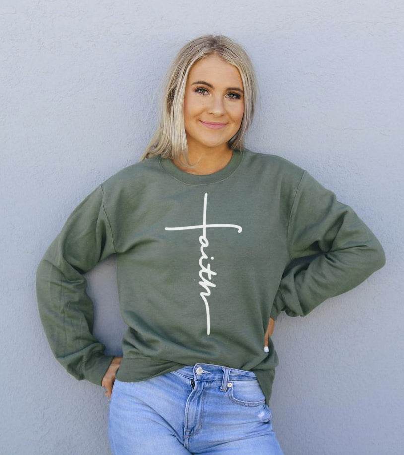 Faith Sweatshirt - Big J's Showstoppin' Store