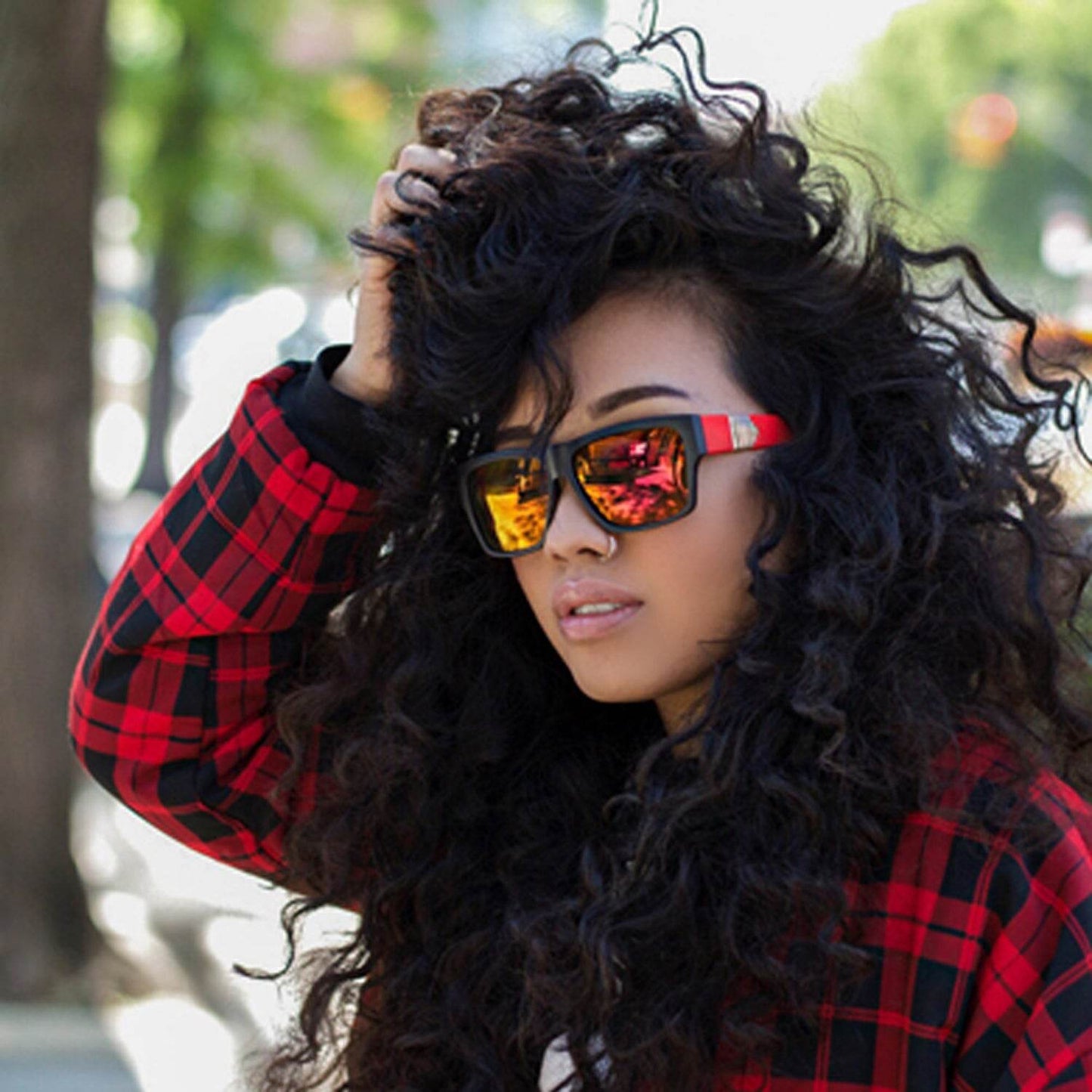 Jase New York Carter Sunglasses in Varsity Red - Big J's Showstoppin' Store