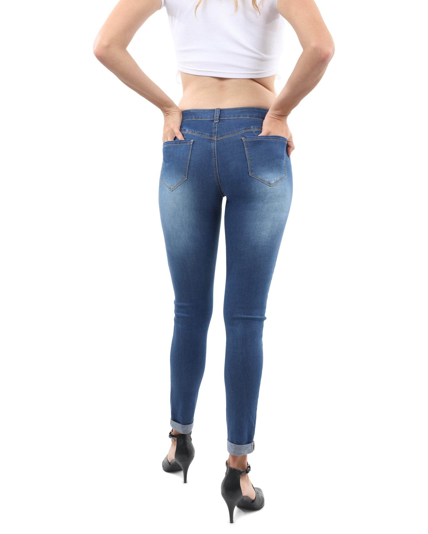 Wallace Skinny Jeans - Navy - Big J's Showstoppin' Store