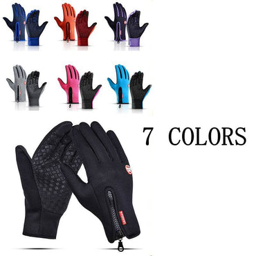 Thermal Gloves Winter Cycling Gloves With Wrist Support Touch Screen - Big J's Showstoppin' Store