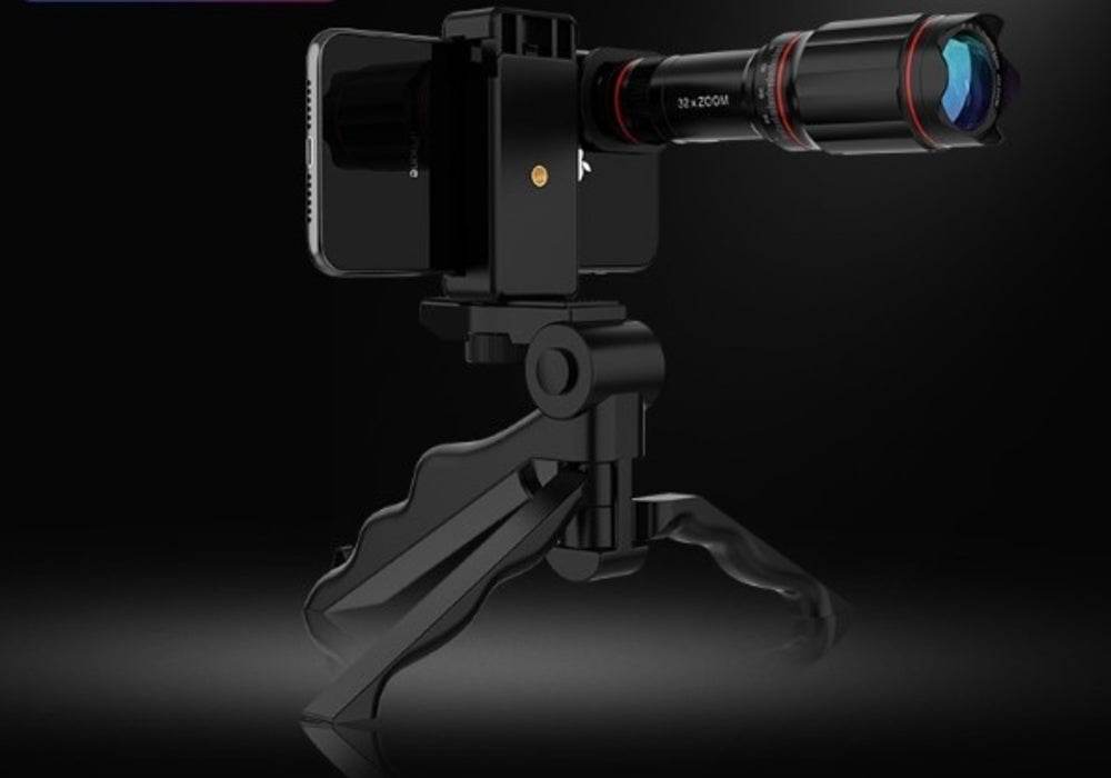 Ultra Crystal HD 32x Zoom Telescope Mobile Phone Camera Lens Set - Big J's Showstoppin' Store