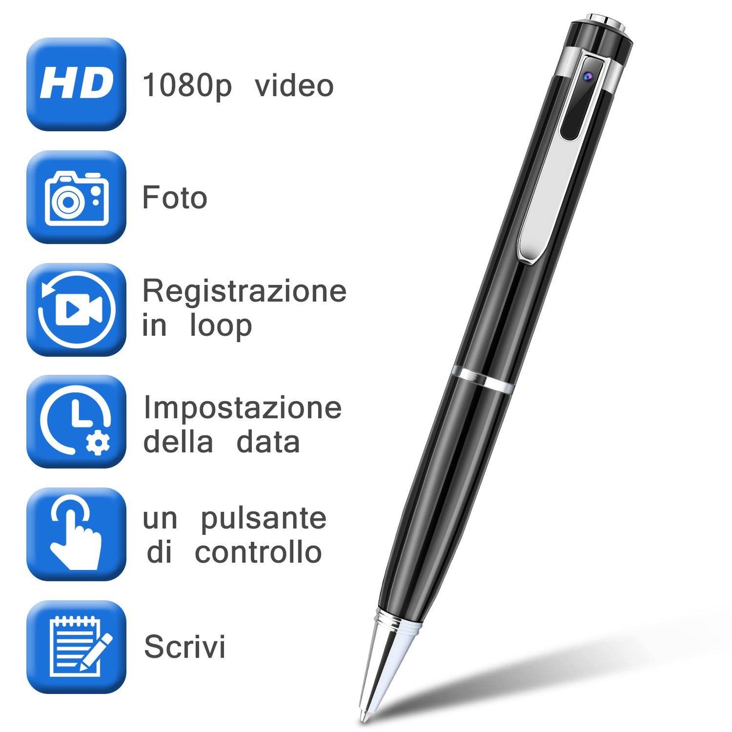 1080P HD Mini Camcorder Sports DV DVR Camcorder Hidden Camera Pen - Big J's Showstoppin' Store