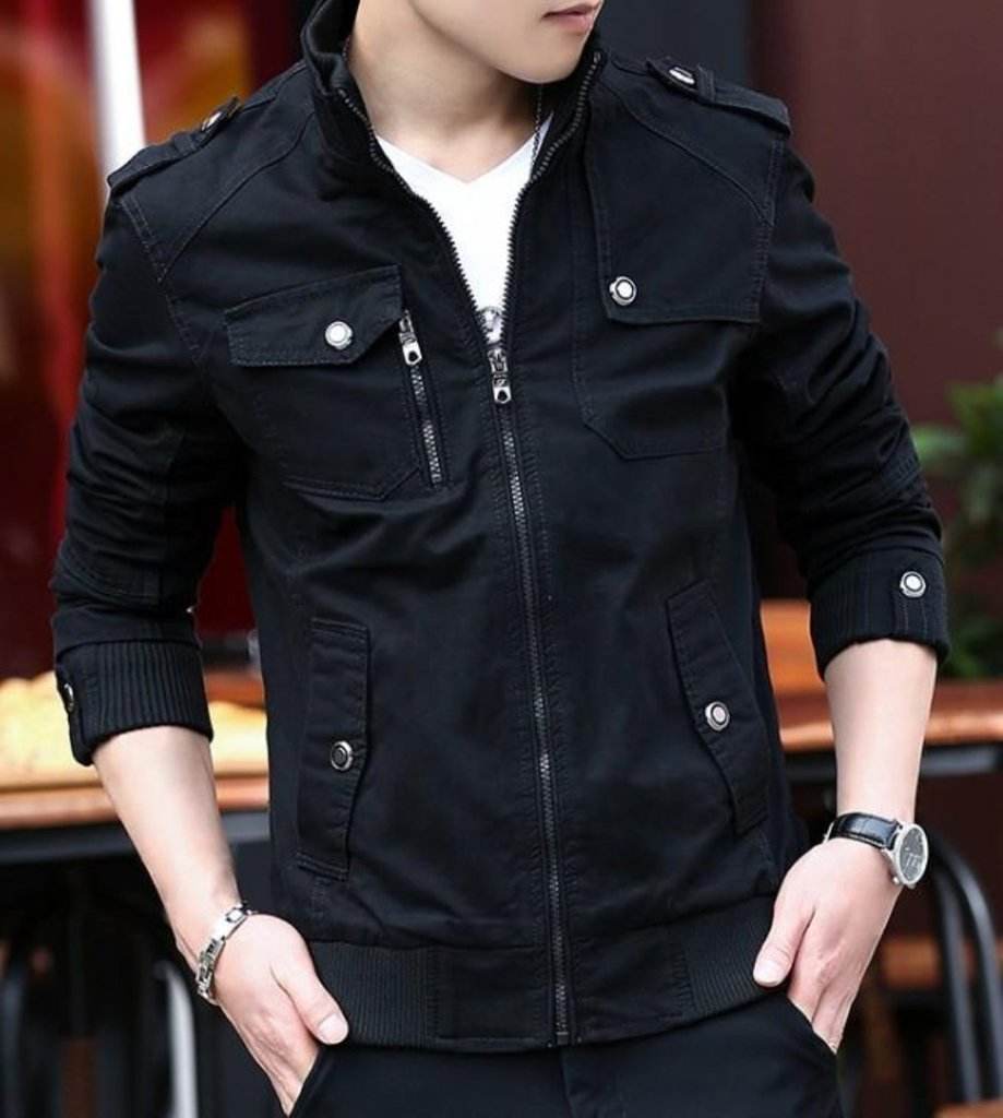 Mens Military Theme Short Jacket - Big J's Showstoppin' Store