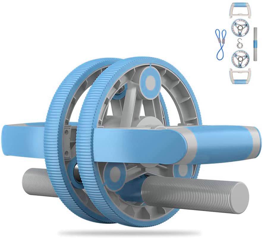 Multifunctional Abdominal Wheel Pull Strap Gym Fitness Training Set - Big J's Showstoppin' Store