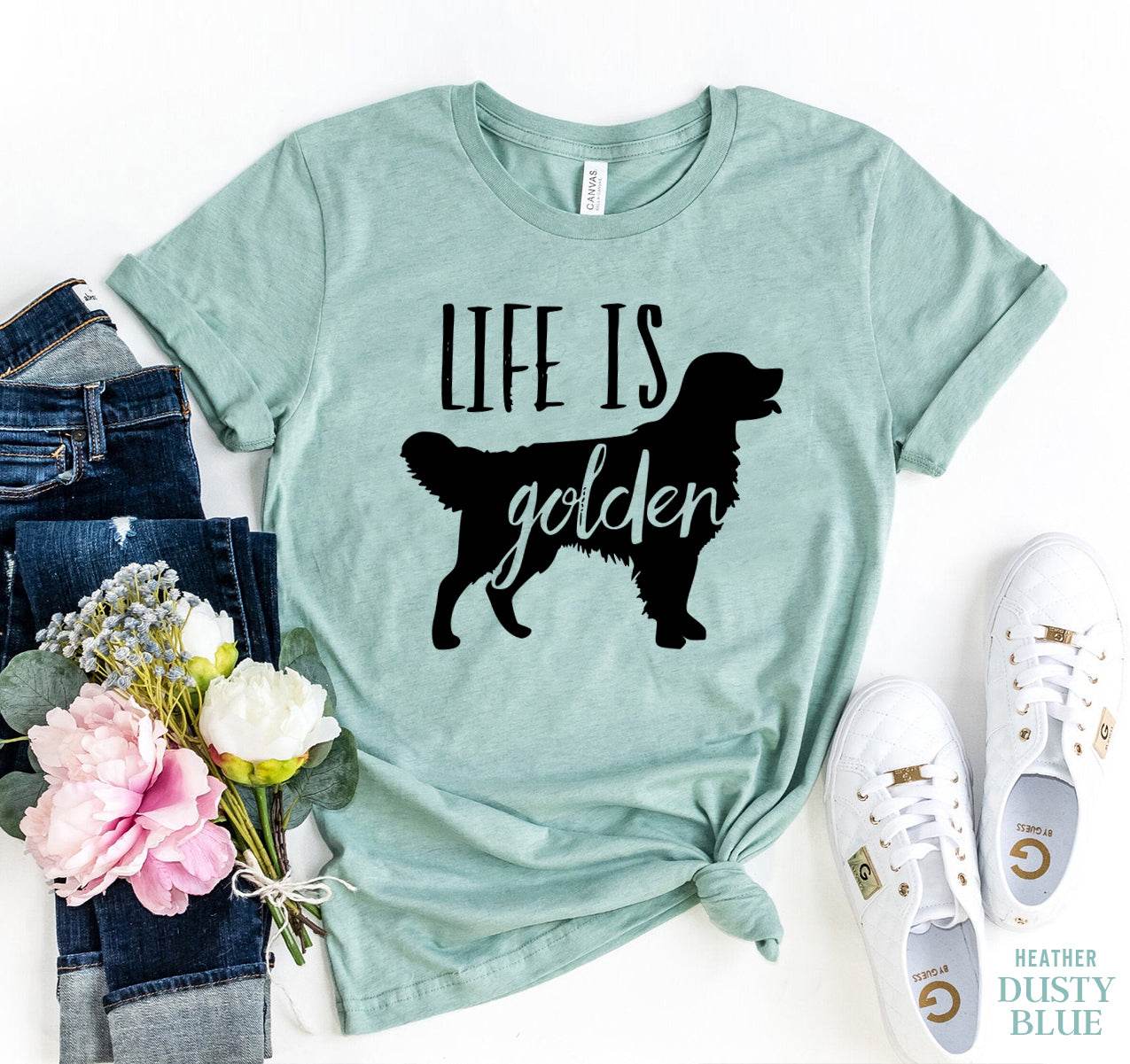 Life Is Golden T-shirt - Big J's Showstoppin' Store