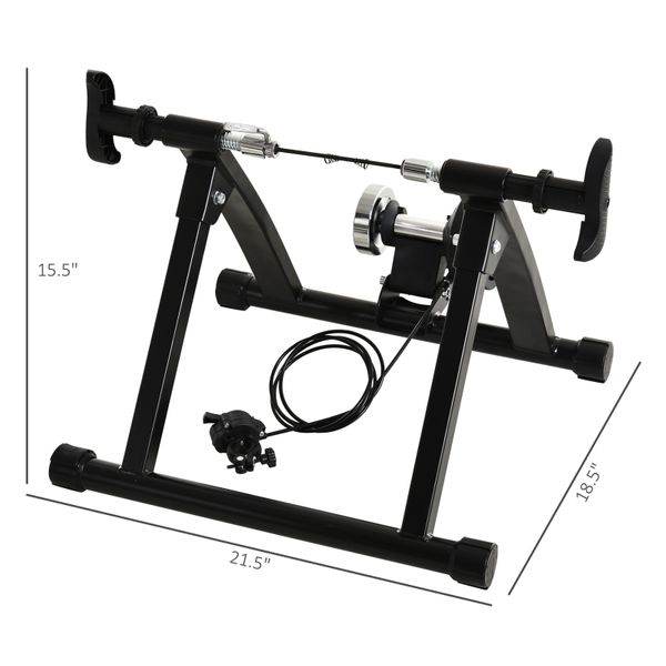 Soozier Indoor Magnetic Bike Bicycle Trainer Stand 5 Level Resistance - Big J's Showstoppin' Store