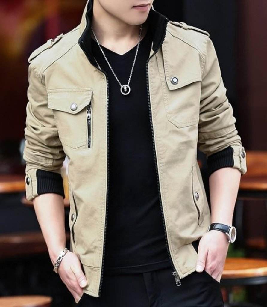 Mens Military Theme Short Jacket - Big J's Showstoppin' Store