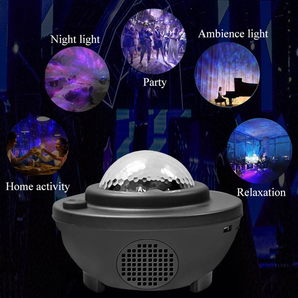Colorful Starry Sky Galaxy Projector with Bluetooth Speaker - Big J's Showstoppin' Store