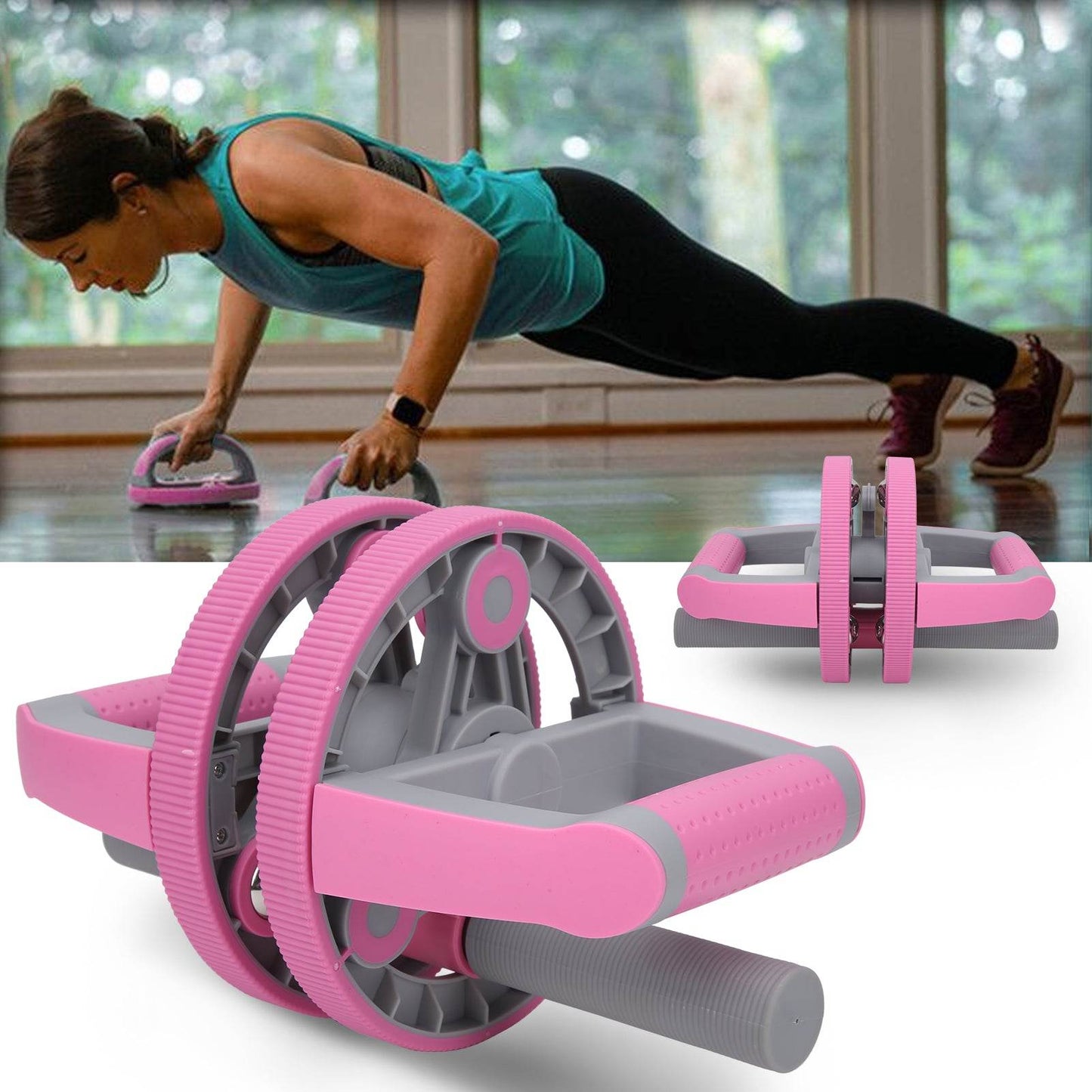 Multifunctional Abdominal Wheel Pull Strap Gym Fitness Training Set - Big J's Showstoppin' Store