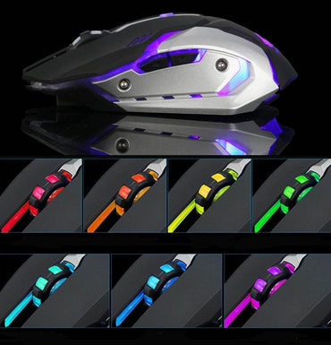 Ninja Dragon Stealth 7 Wireless Silent LED Gaming Mouse - Big J's Showstoppin' Store