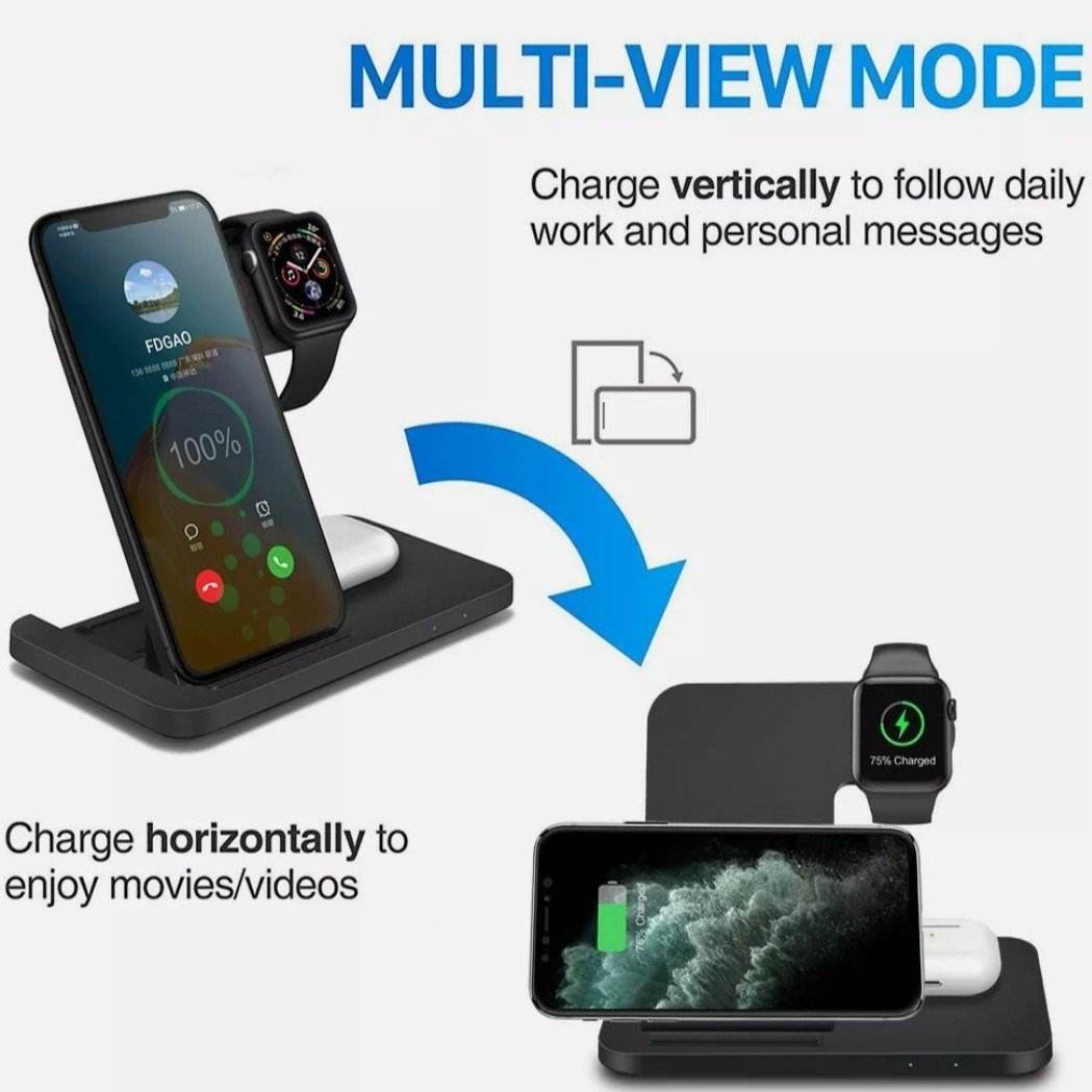 Ninja Dragons 3 in1 Wireless Foldable Charging Station - Big J's Showstoppin' Store