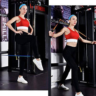 11Pcs Fitness Equipment Resistance Band Set - Big J's Showstoppin' Store