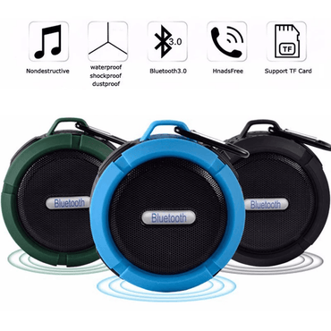 Mini Portable Waterproof Bluetooth Speaker with Suction Cup - Big J's Showstoppin' Store