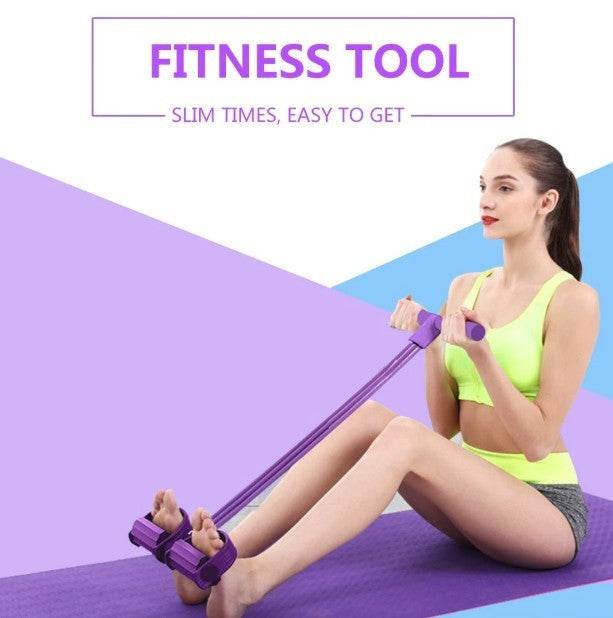Portable Fitness Resistance Band with Pedal - Big J's Showstoppin' Store