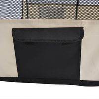 PawHut 49.2-inch Soft Pet Playpen Folding Tent Kennel Puppy Cat Dog - Big J's Showstoppin' Store