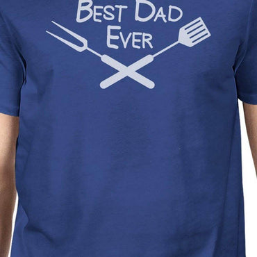 Best Bbq Dad Mens Blue Graphic Tee For Barbeque - Big J's Showstoppin' Store