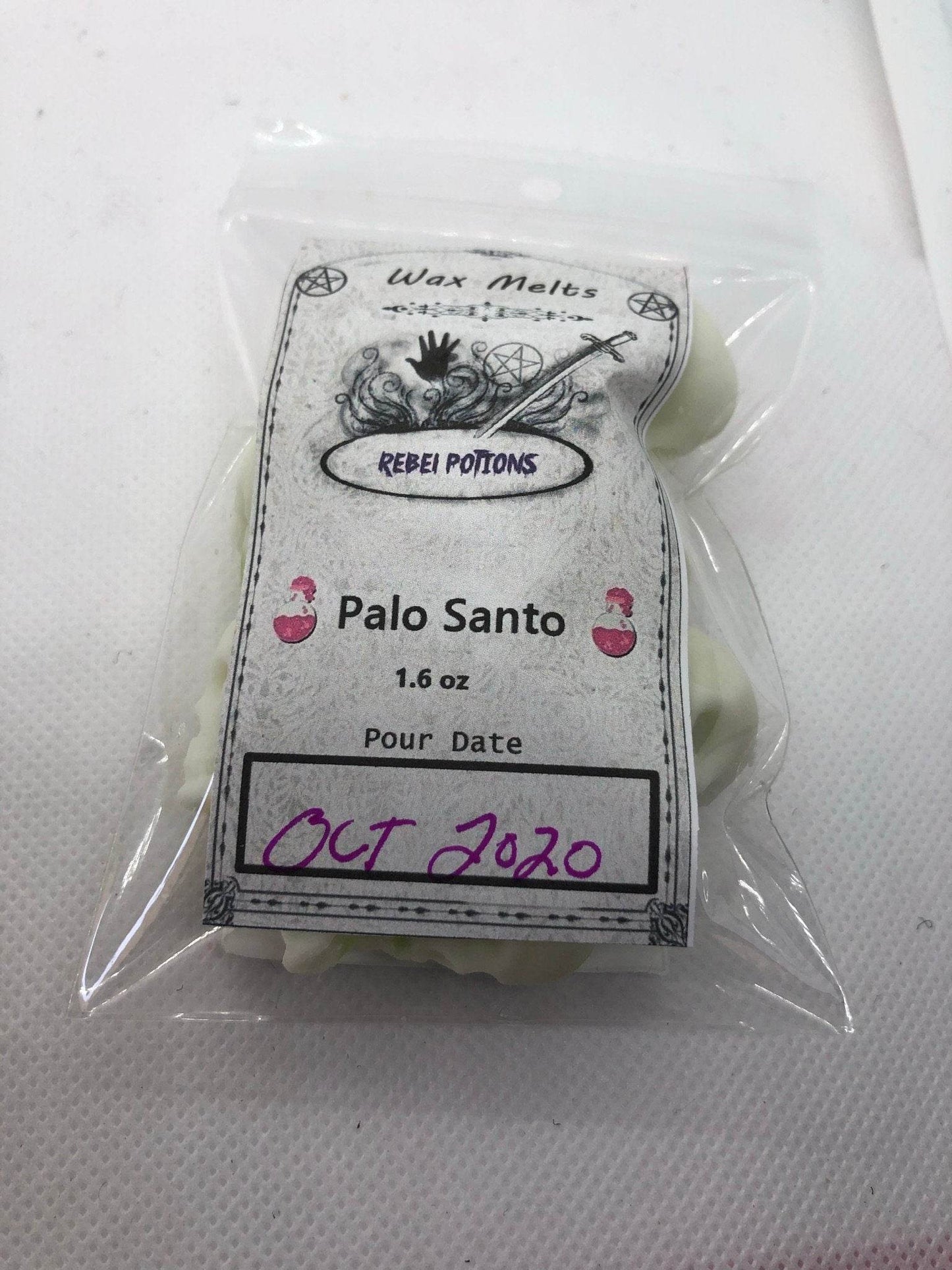 Palo Santo mini skull wax melts witch pagan wicca tart - Big J's Showstoppin' Store