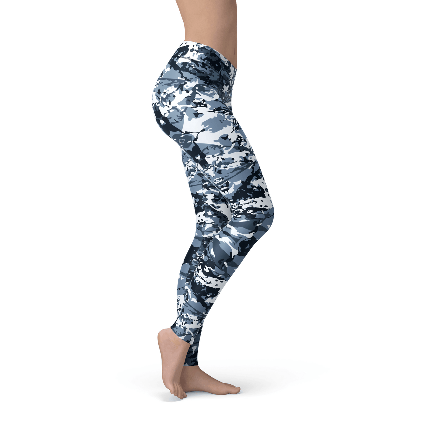 Jean Navy Camo Leggings - Big J's Showstoppin' Store