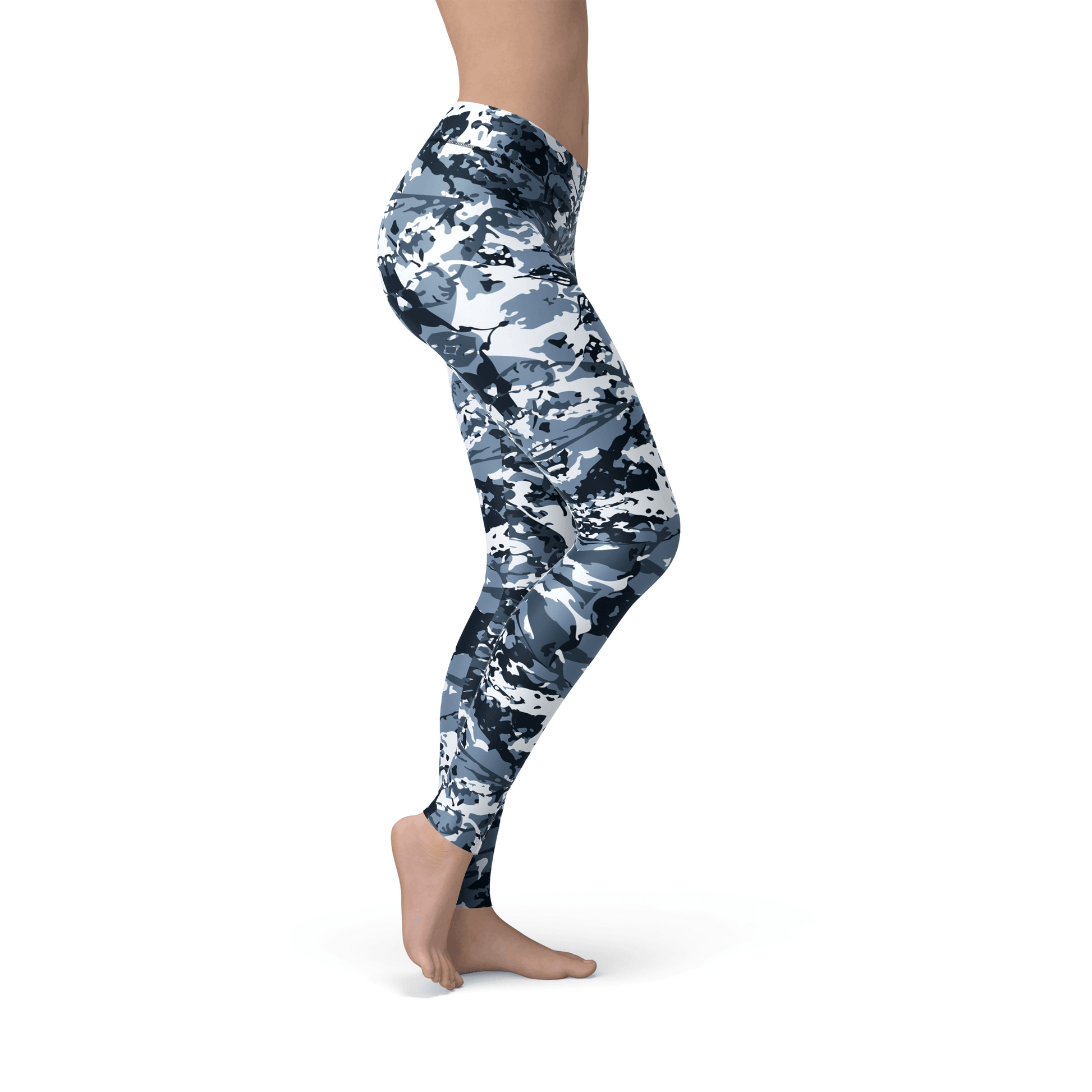 Jean Navy Camo Leggings - Big J's Showstoppin' Store
