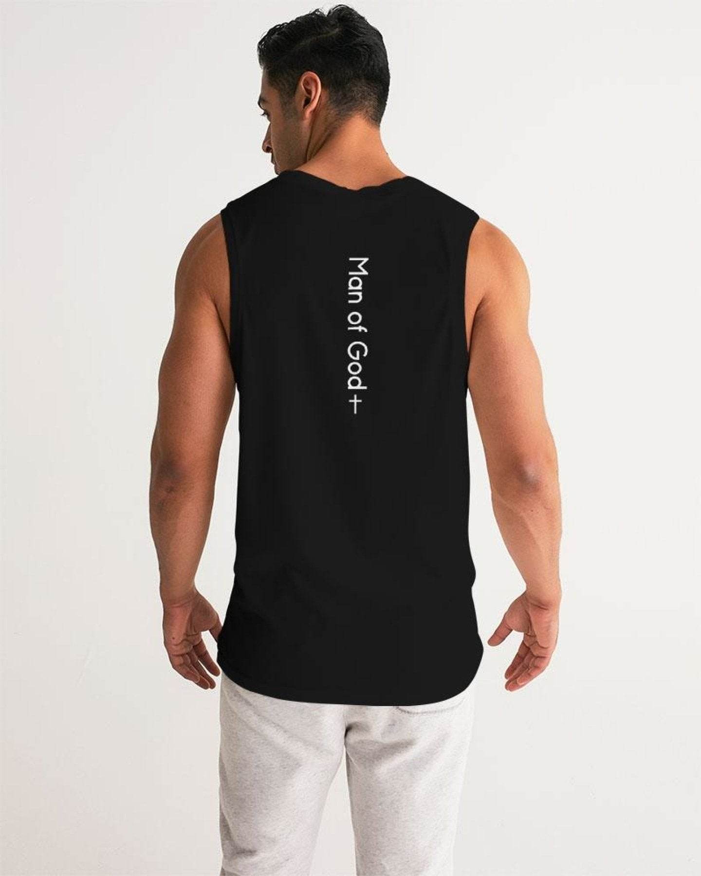 Mens Tank Top - Man of God Sports Top - Big J's Showstoppin' Store