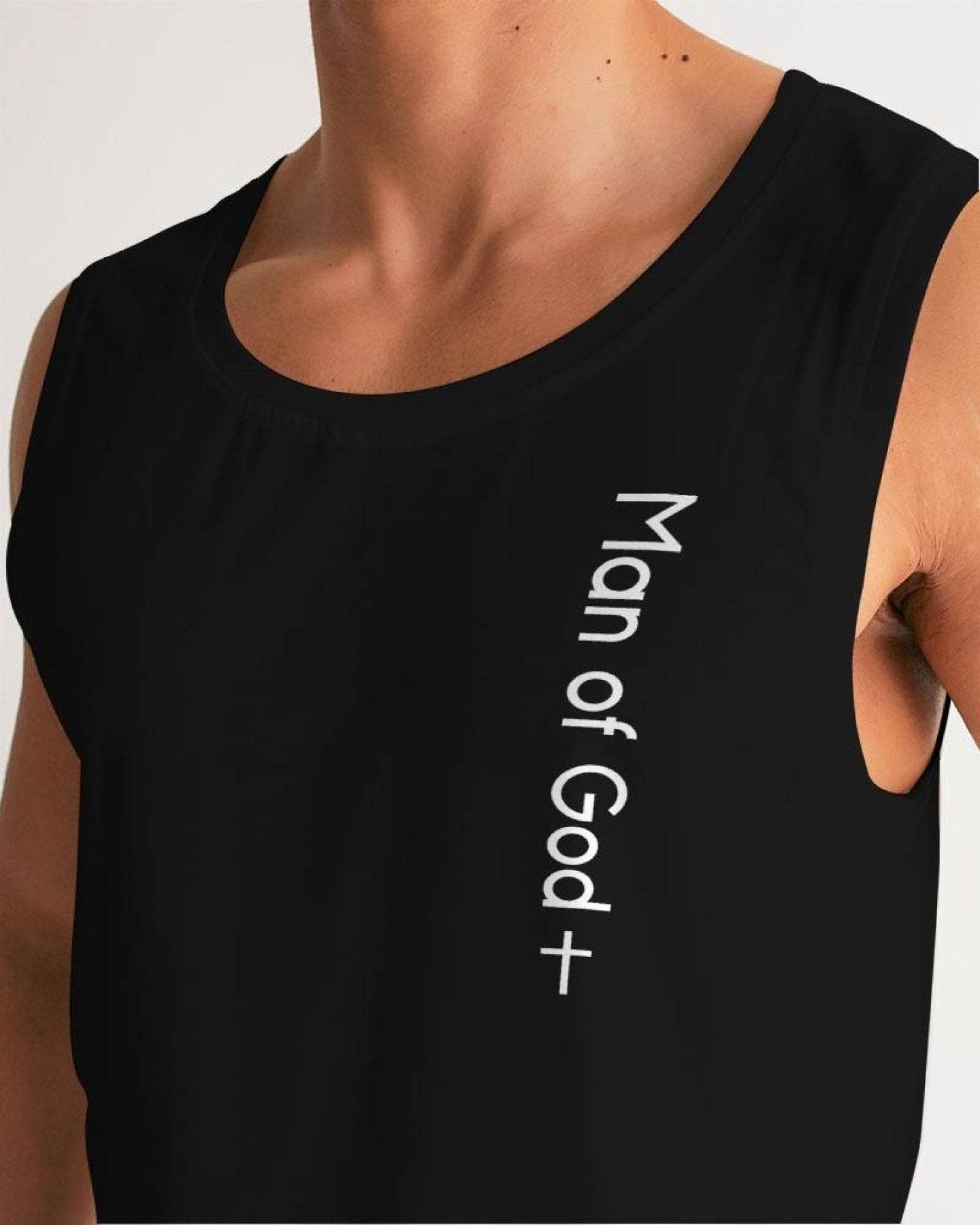 Mens Tank Top - Man of God Sports Top - Big J's Showstoppin' Store
