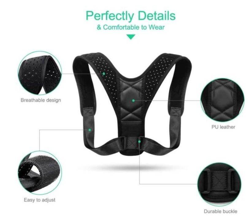Unisex Adjustable Back Posture Corrector - Big J's Showstoppin' Store