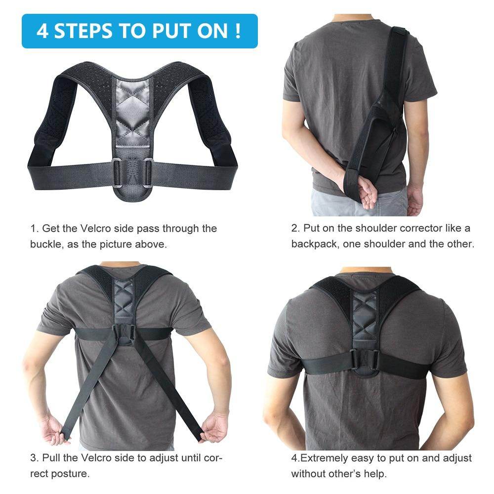 Unisex Adjustable Back Posture Corrector - Big J's Showstoppin' Store