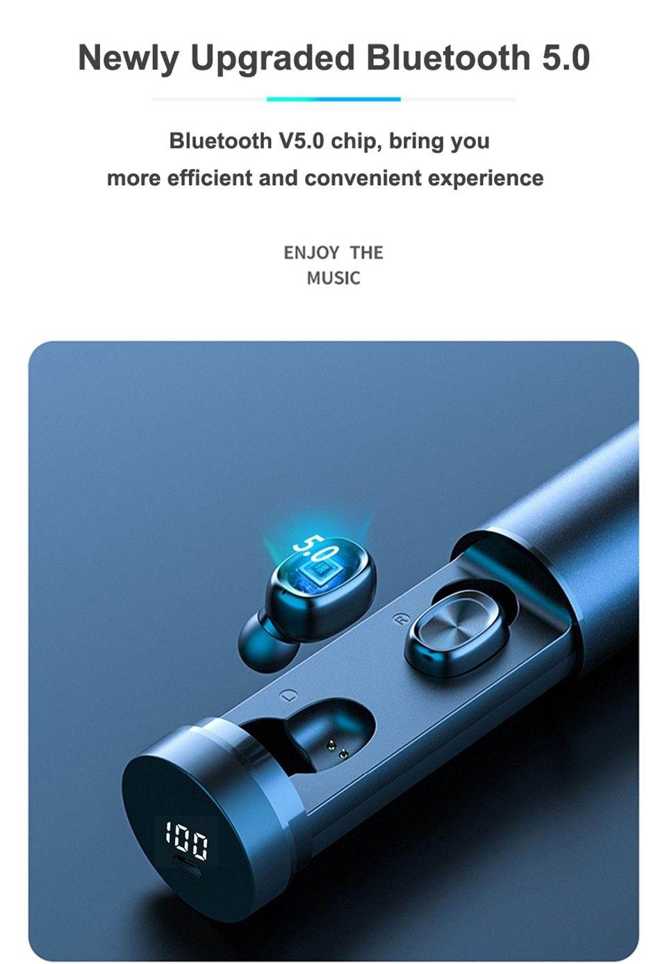 Ninja Dragons T8 True Wireless Bluetooth 5.0 Earbuds - Big J's Showstoppin' Store