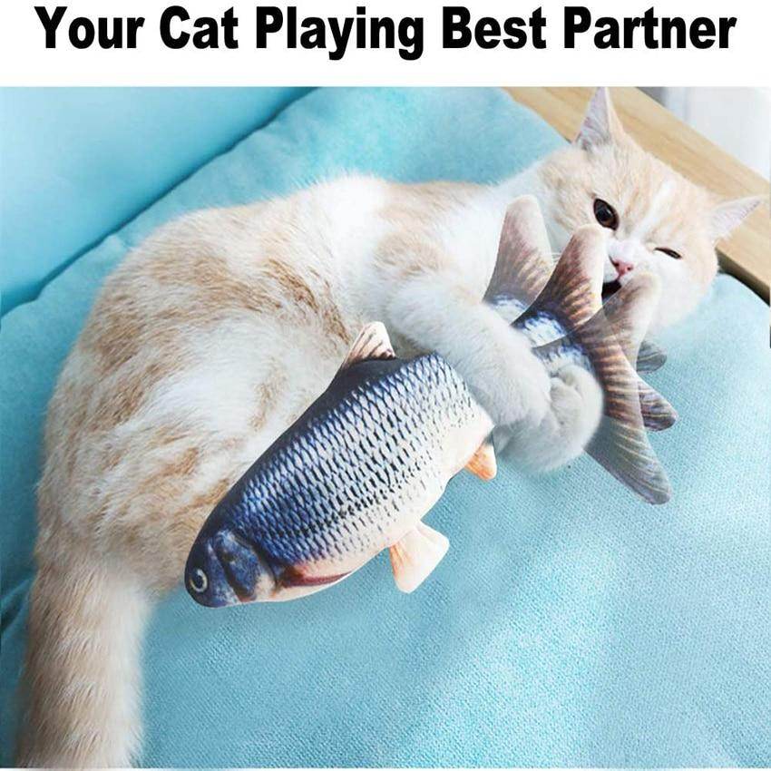 Electric Flipping Fish Toy for Cats - Big J's Showstoppin' Store