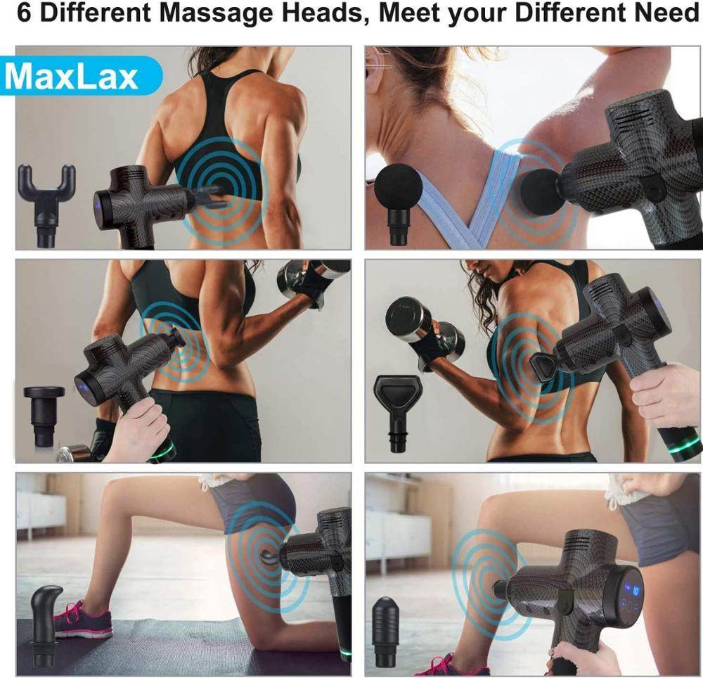 30 Speeds Premium 6 Heads Handheld Massager - Big J's Showstoppin' Store