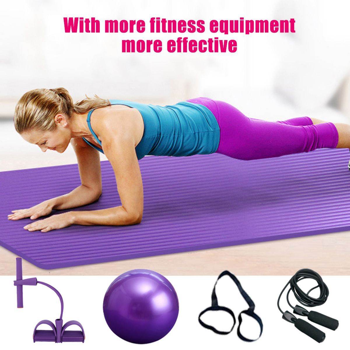 Deluxe Yoga Fitness 5 pcs Exercise Set - Big J's Showstoppin' Store