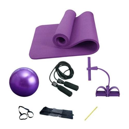 Deluxe Yoga Fitness 5 pcs Exercise Set - Big J's Showstoppin' Store