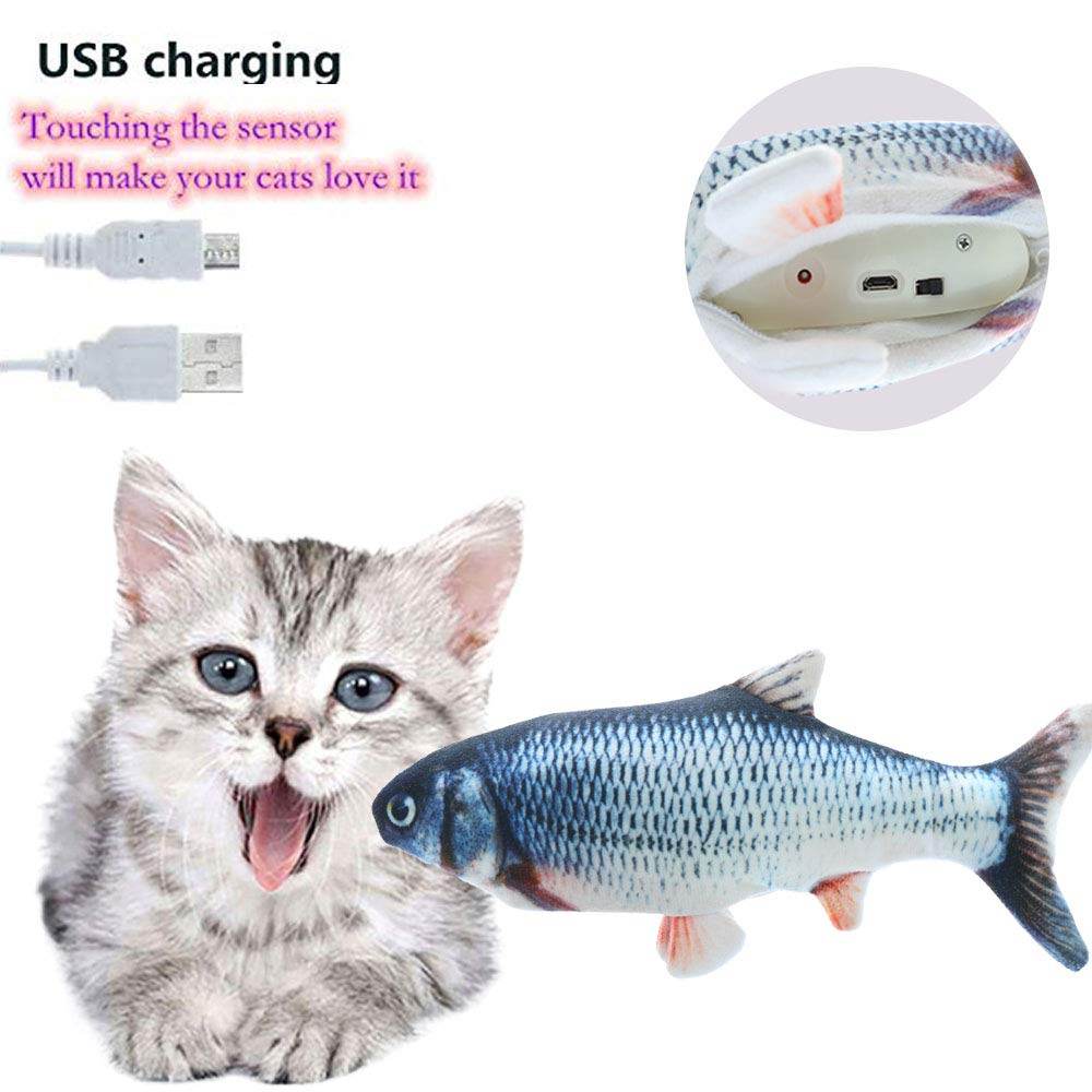 Electric Flipping Fish Toy for Cats - Big J's Showstoppin' Store