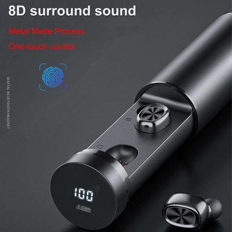 Ninja Dragons T8 True Wireless Bluetooth 5.0 Earbuds - Big J's Showstoppin' Store