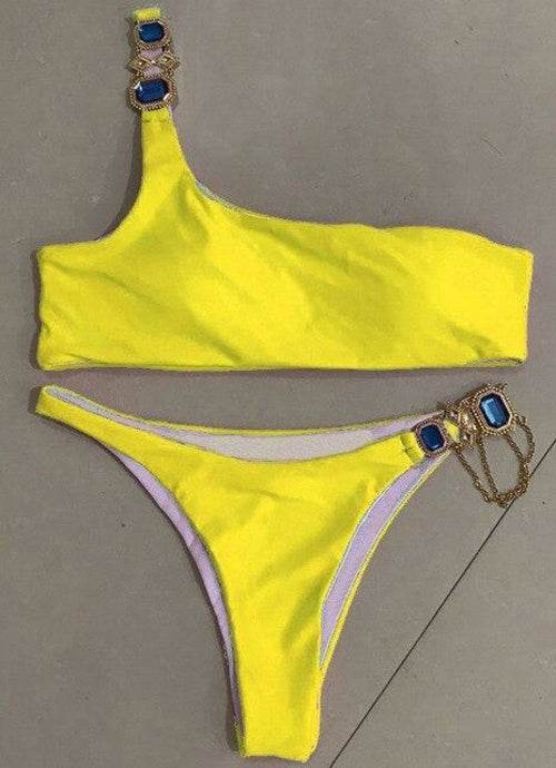 Bikini Jewelled Rhinestones Luxury Diamond Bikini Women Swimwear - Big J's Showstoppin' Store