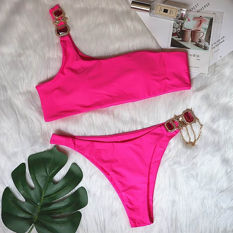 Bikini Jewelled Rhinestones Luxury Diamond Bikini Women Swimwear - Big J's Showstoppin' Store