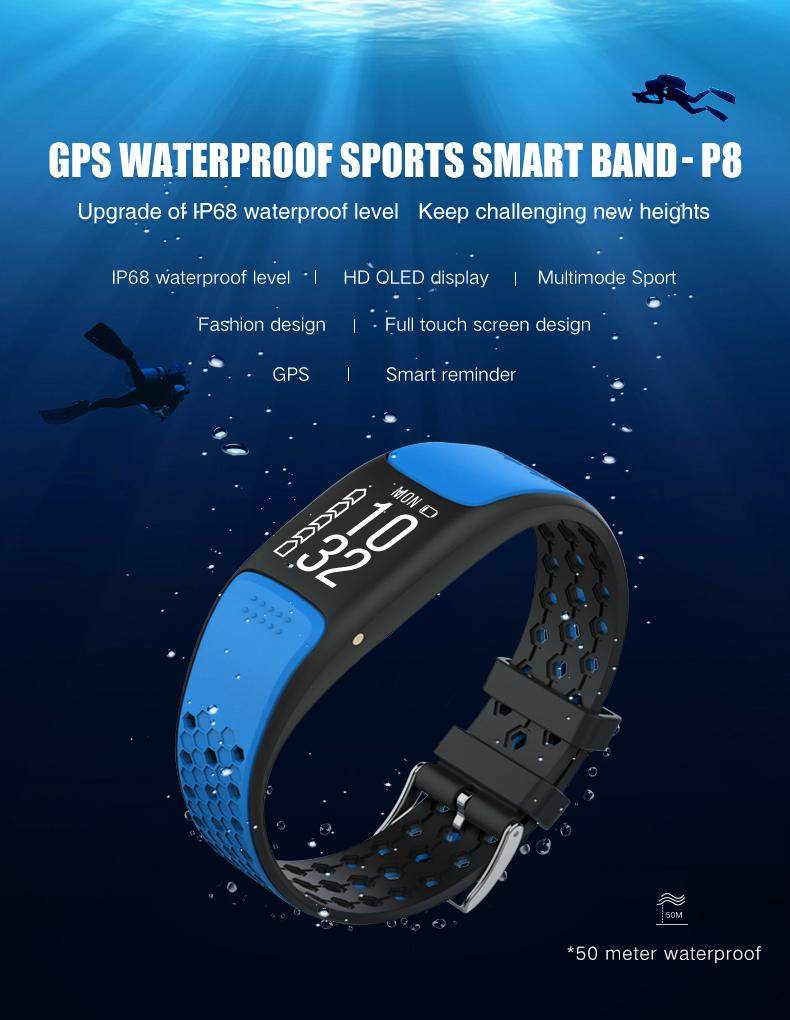 Smart Fit Sporty Fitness Tracker and Waterproof Swimmers Watch - Big J's Showstoppin' Store
