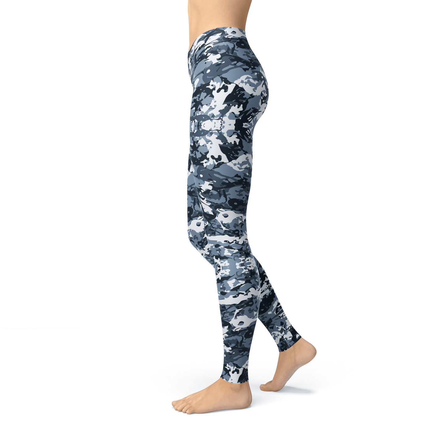 Jean Navy Camo Leggings - Big J's Showstoppin' Store