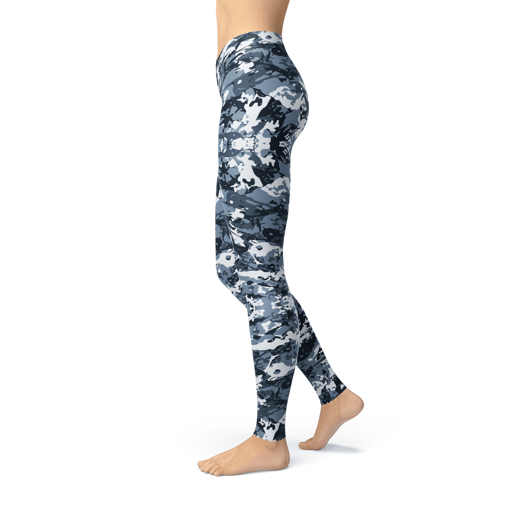 Jean Navy Camo Leggings - Big J's Showstoppin' Store