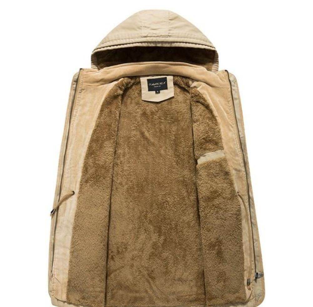 Mens Hooded Military Style Coat - Big J's Showstoppin' Store