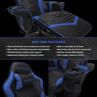 900 Gaming Recliner - Video Games Console Recliner Chair, Computer - Big J's Showstoppin' Store