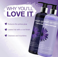 Hair Artists Purple Shampoo & Conditioner - Big J's Showstoppin' Store