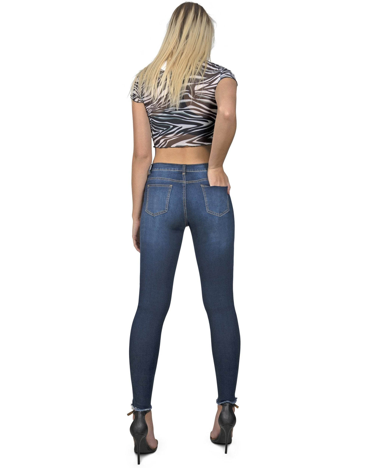 Arden Distressed Skinny Jeans - Big J's Showstoppin' Store