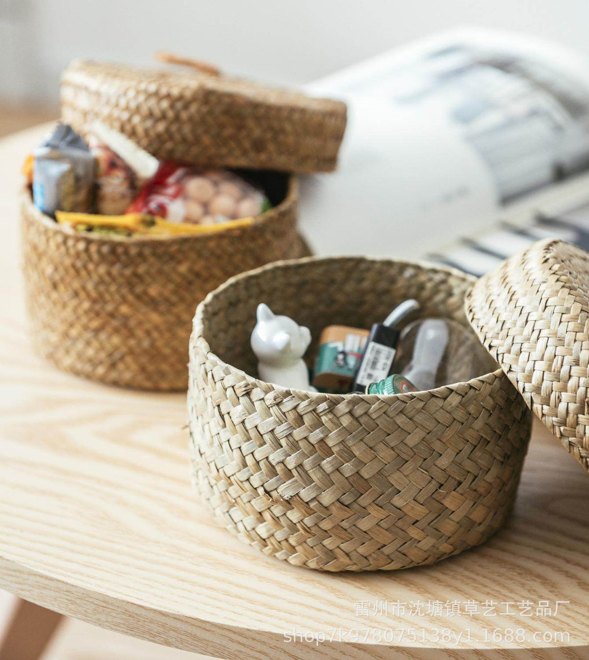 Handmade Bamboo Storage Baskets - Big J's Showstoppin' Store