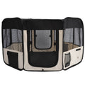 PawHut 49.2-inch Soft Pet Playpen Folding Tent Kennel Puppy Cat Dog - Big J's Showstoppin' Store
