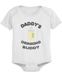 Daddy's Drinking Buddy Cute Baby Bodysuit - - Big J's Showstoppin' Store