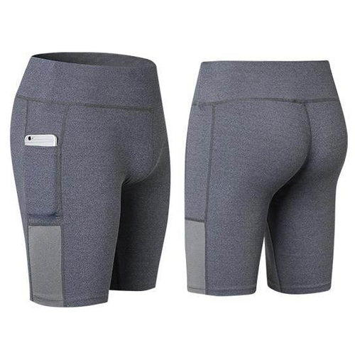 All Seasons Yoga Shorts Stretchable With Phone Pocket - Big J's Showstoppin' Store
