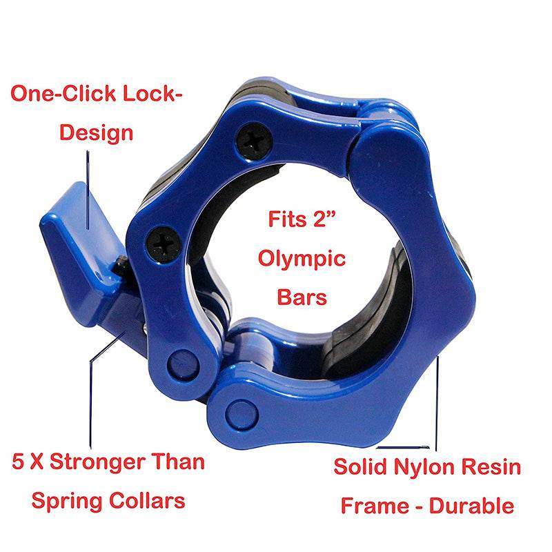 25/50mm Spinlock Collars Barbell Collar Lock Dumbell Clips Barbell - Big J's Showstoppin' Store